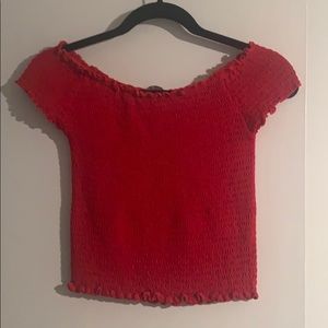 Red Brandy Melville top